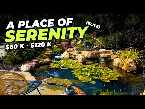 $60k-$120k Pond - Waterfall & Streams Tour | Serenity Elite Ponds Showcase!