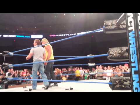 Hulk Hogan kicks Bully Ray's ass on TNA Impact in Vegas June 29th, 2013