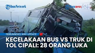 Kecelakaan Maut di Tol Cipali KM 78: Bus Pariwisata Tabrak Truk, Sopir Meninggal Dunia