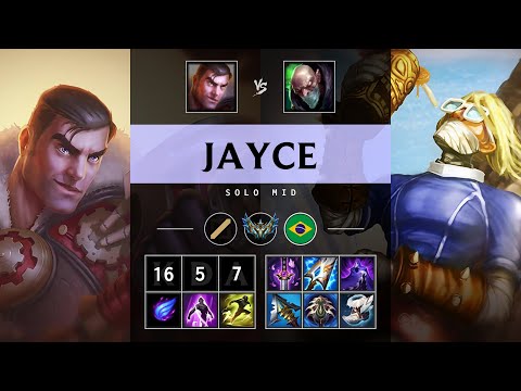Jayce Mid vs Singed - BR Challenger Patch 25.12