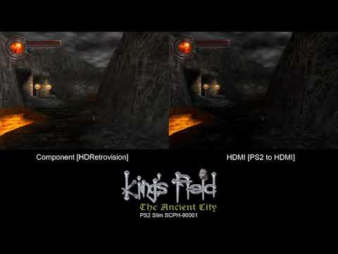 King's Field 4 Component vs HDMI Comparison