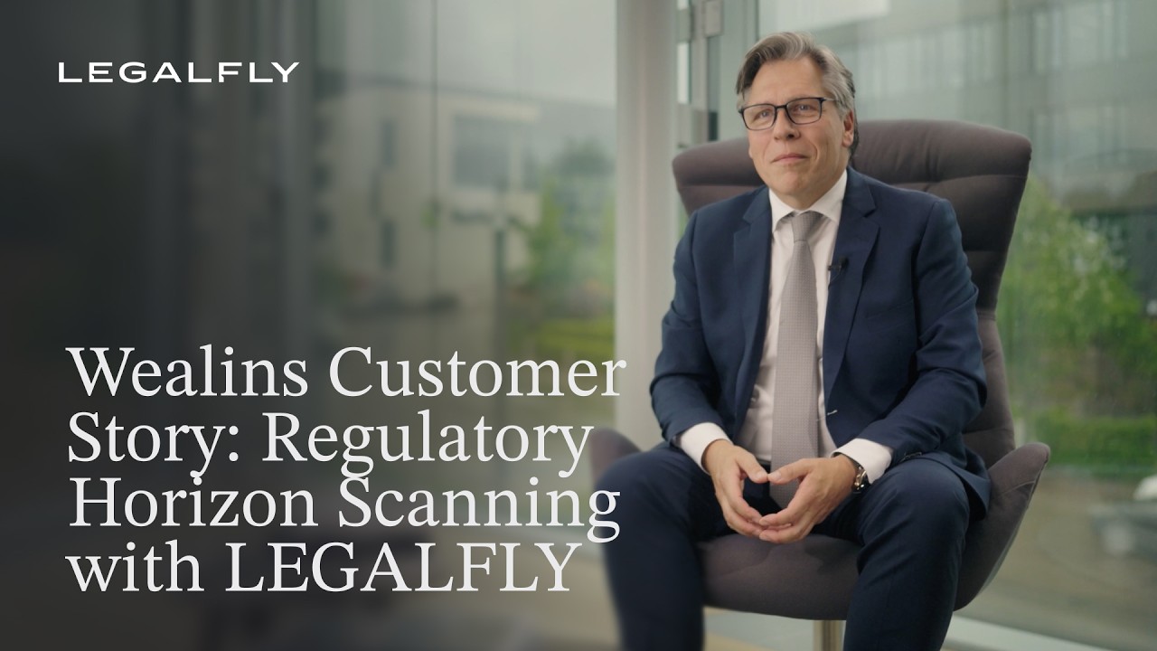 Wealins Customer Story: Regulatory Horizon Scanning with LEGALFLY video thumbnail