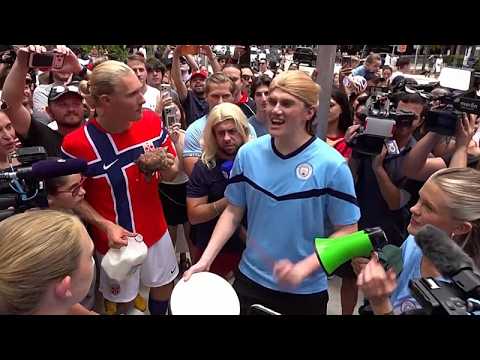 Video Thumbnail: Haaland look-alike contest draws fans in Miami