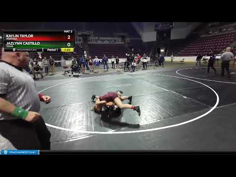 112 Lbs Champ. Round 2 - Kaylin Taylor, Montana Vs Jazlynn Castillo, Texas 5d6e