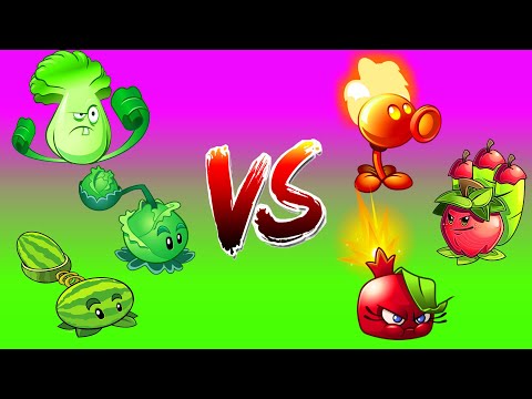 Team Green Vs Team Red - Which Team Will Win? | PvZ 2