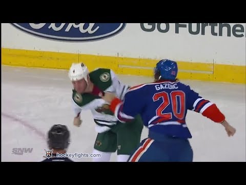 Clayton Stoner vs Luke Gazdic