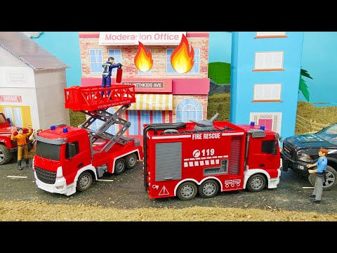 소방차 트럭 자동차 장난감 개봉놀이 Fire Truck Car Toy Play