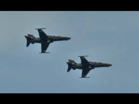 RAF Hawk T2 Fast Jets - Eastbourne 2015