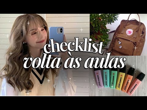 BACK TO SCHOOL CHECKLIST ✨🧠🌷