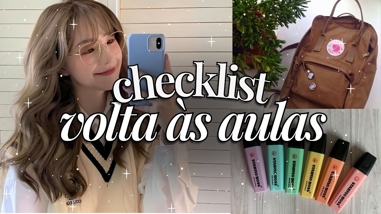 BACK TO SCHOOL CHECKLIST ✨🧠🌷
