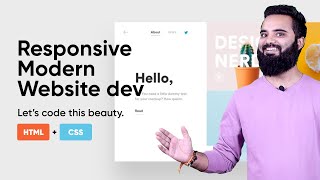 Landing Page With HTML & CSS | 02 | Sheryians Coding School | Modern UI/UX