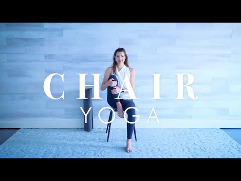 Senior & Beginner Workout - 15 minute Gentle Chair Yoga