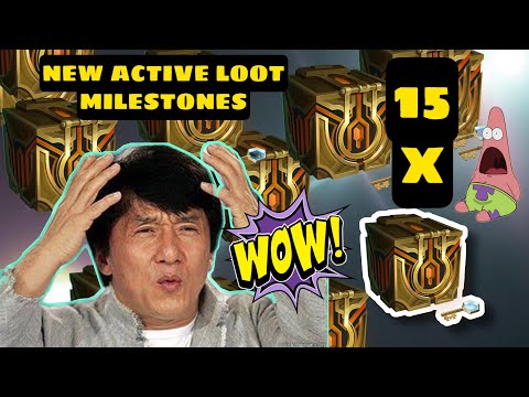 Opening 15 New Masterwork Chest. new active loot milestone