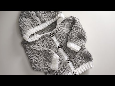 Crochet #48 how to crochet a baby hoodie /Part 2