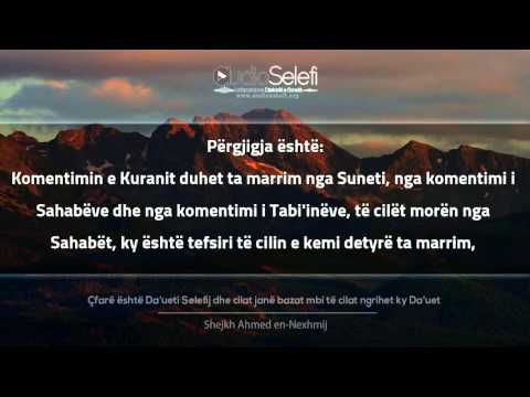 Çfarë është Da'ueti Selefij dhe cilat janë bazat mbi të cilat ngrihet ky Da'uet