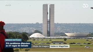 Eleições: 314 pessoas se candidataram ao Senado neste ano