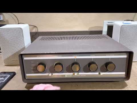 Demo of knight 32 watt integrated stereo tube amplifier