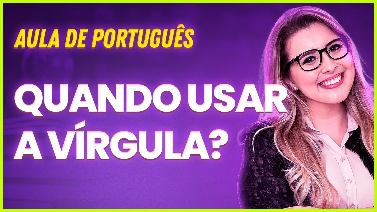 COMO USAR A VÍRGULA? APRENDA DE FORMA RÁPIDA! - Professora Pamba