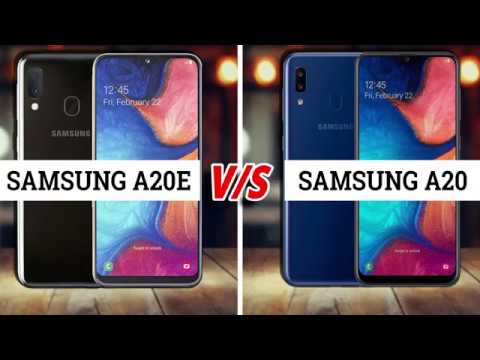 Samsung A20E vs Samsung A20 || Quick Comparison - Display, Camera, Battery, Benchmark & More