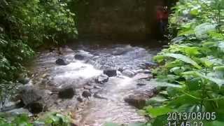 preview picture of video 'Tough Water Stream Crossing on the way to  Dudhsagar WaterFalls - BikersEra'