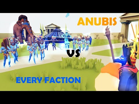 Anubis vs EVERY FACTION｜Totally Accurate Battle Simulator TABS