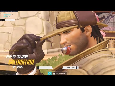 GALE TOP 500 MCCREE GAMEPLAY! POTG! [ OVERWATCH SEASON 23 TOP 500 ]