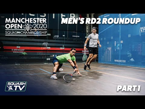 Squash: Manchester Open 2020 - Men's Rd2 Roundup [Pt.1]