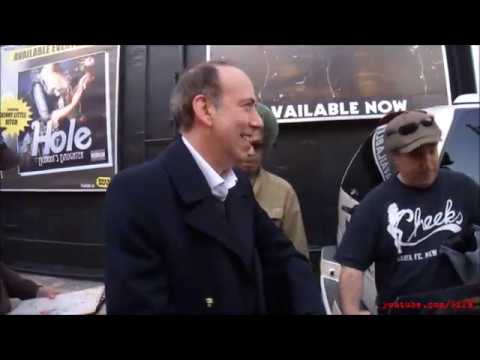 Big Audio Dynamite – Mick Jones and Don Letts signing outside The Roxy, Los Angeles, CA 4/14/2011