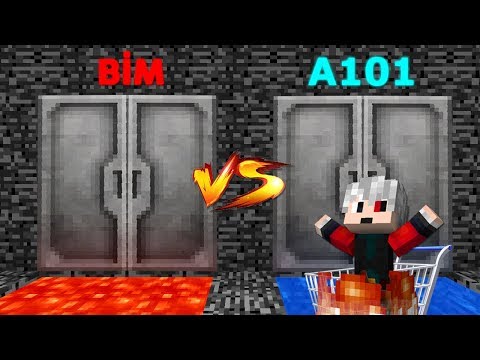 BIM VS A101 KAPI ŞANS BLOKLARI - Minecraft