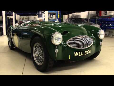 Works Austin Healey 100s prepared by JD Classics for Mille Miglia 2014