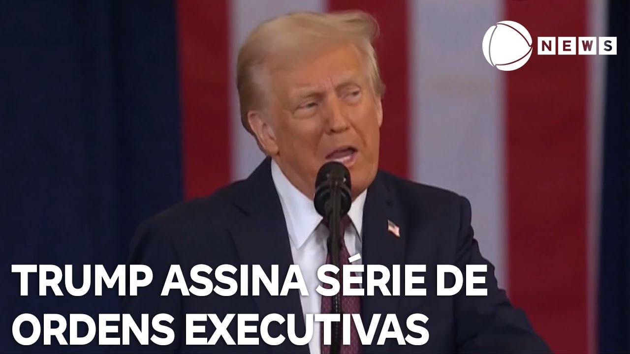 Entenda o que são as ordens executivas assinadas por Trump em seu primeiro dia