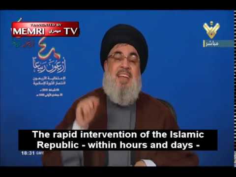 Hizbullah Leader Nasrallah: I Am Willing to Go to Iran and Bring the Lebanese Army Air Defenses