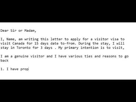 image-What is purpose of travel document for Canada visitor visa?