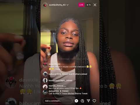 Scottie2hotty on ig live