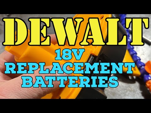 DEWALT 18V Replacement Batteries - Not The Original but Amazon Cheapies - Are They Good - Who Knows