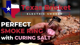 Texas Brisket Hack | Electric Smoker - Smoke Ring with Pink Curing Salt (4K)