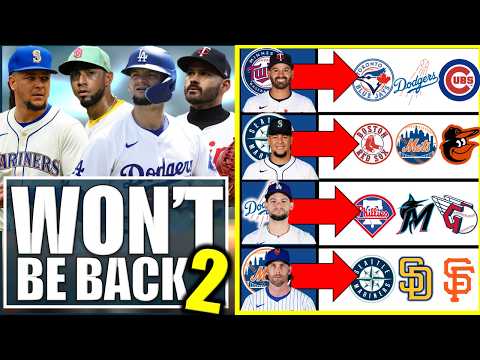 MORE MLB Players That WON'T Be Back With Their Current Team In 2026!