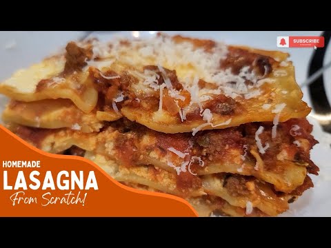 Garfield Level Homemade Classic Lasagna!