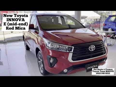 2021 New #ToyotaINNOVA 2.8L E(mid-end) - Red Mica Walk Around with Interior | #ToyotaTeamMARVS