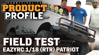 EAZYRC 1/18 (RTR) Patriot Scale 4x4 Rock Crawler Car (White)