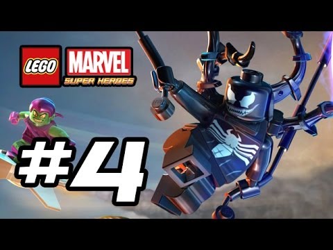 LEGO Marvel Super Heroes Gameplay Walkthrough - Part 4 - VENOM!!! (Lego Gameplay HD)