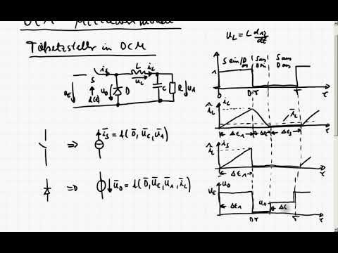 DCM Mittelwertmodell Tiefsetzsteller
