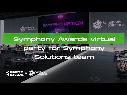 Symphony Awards virtual party for Symphony Solutions team