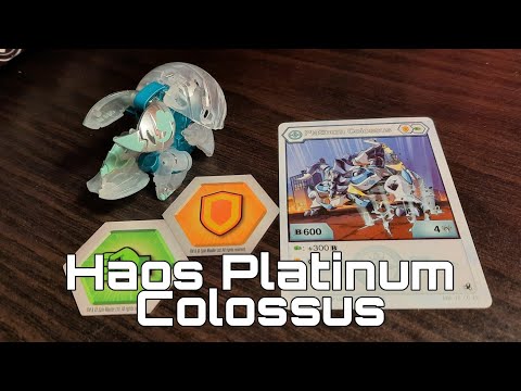 Bakugan Evolutions Haos Platinum Colossus Unboxing!