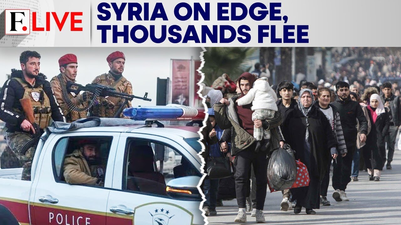 Syria: Thousands Flee Aleppo After Army Clashes with Kurdish-led SDF | Firstpost Live | N18G