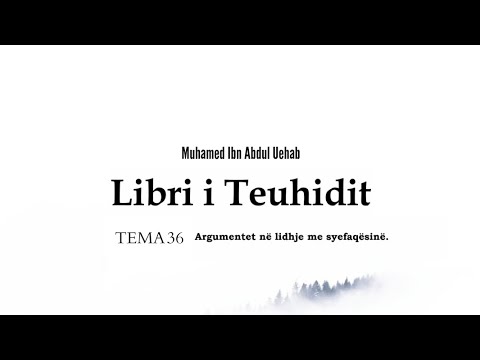 Libri i Teuhidit (Tema 36: Argumentet ne lidhje me syfaqesine)