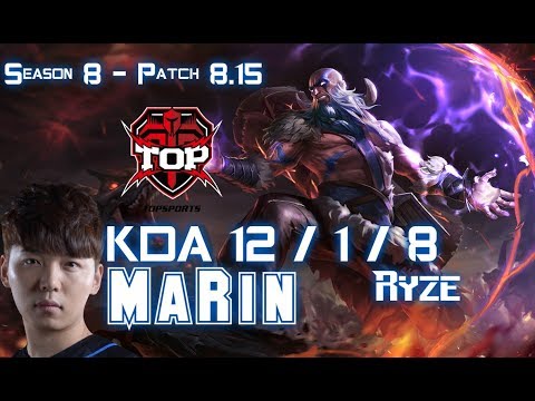 TOP MaRin RYZE vs ILLAOI Top - Patch 8.15 KR Ranked