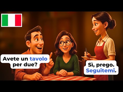 🇮🇹 Impara l'Italiano al Ristorante | Conversazioni per Principianti A1-A2 | Say ITALY