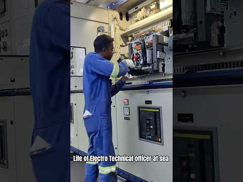 Life of Electro Technical officer at sea 🌊⚓#merchantnavy#mariner #Electrotechnicalofficer#Eto