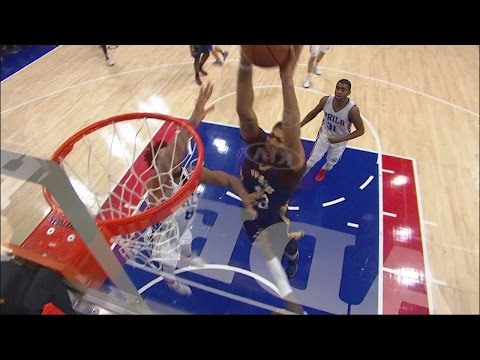 Anthony Davis Dunks Over Jahlil Okafor | Pelicans vs Sixers | December 20, 2016 | 2016-17 NBA Season